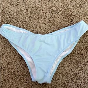 Blue bikini bottoms